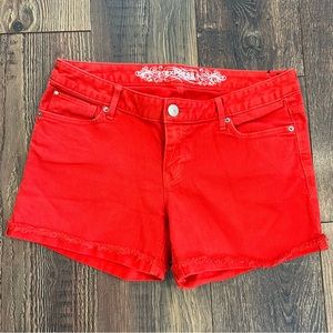 Express denim cut off shorts